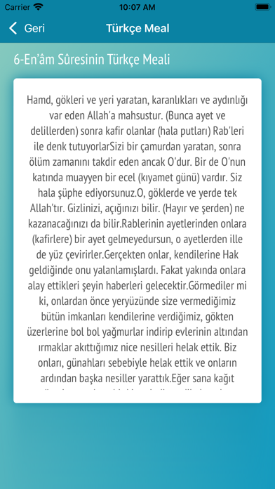 Günün Ayetini Oku Screenshot
