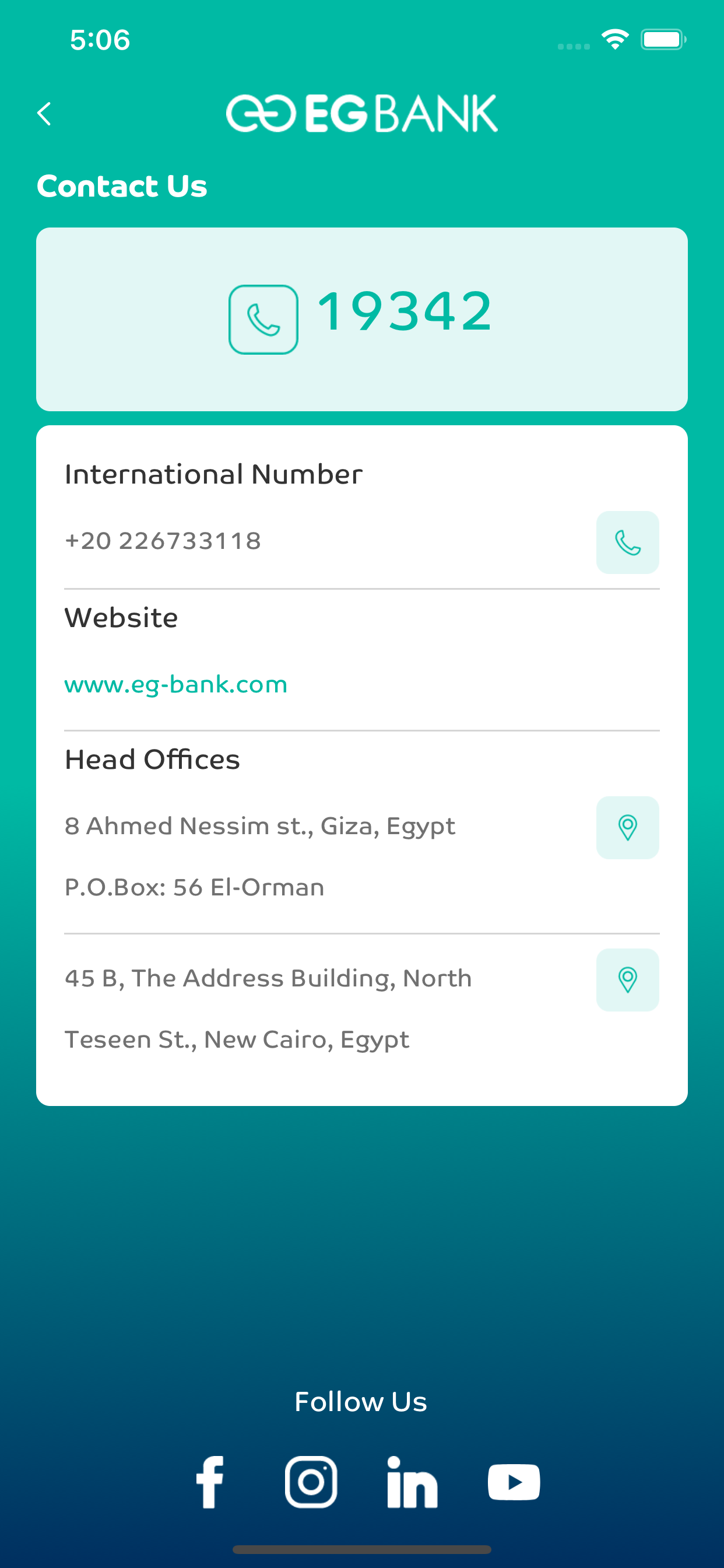 EGBank Mobile Banking