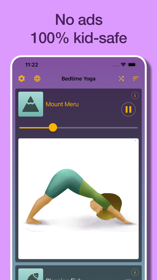 #3. Yoga for kids sleep Meditation (iOS) By: Karaleuski Stanislau