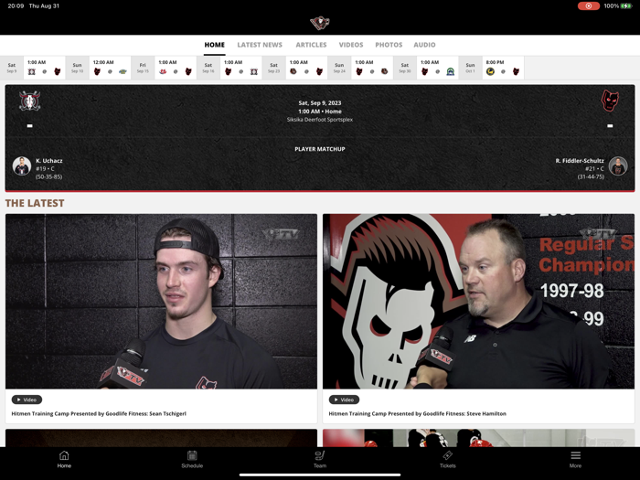 Calgary Hitmen App