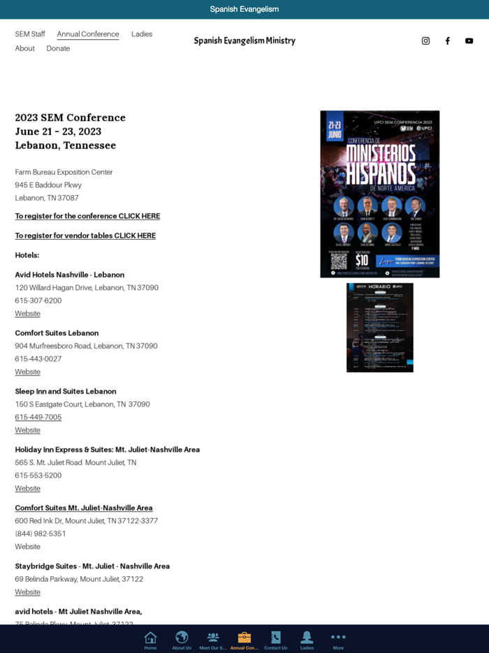 Span. Evangelism Ministry UPCI