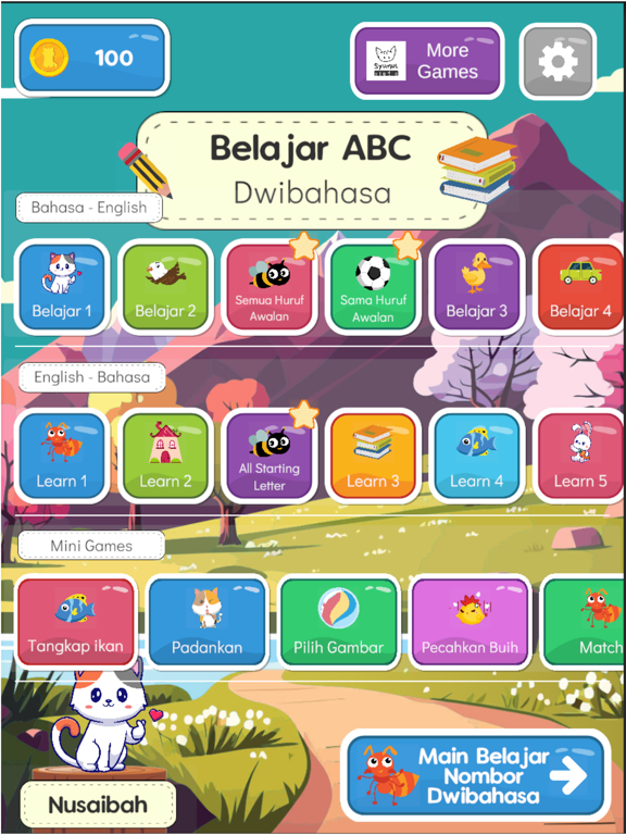 Screenshot #4 pour Belajar ABC 123 Dwibahasa Pro