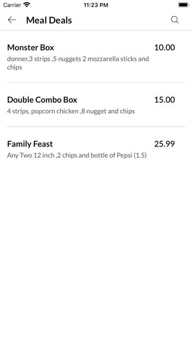 El Forno Pizza Screenshot