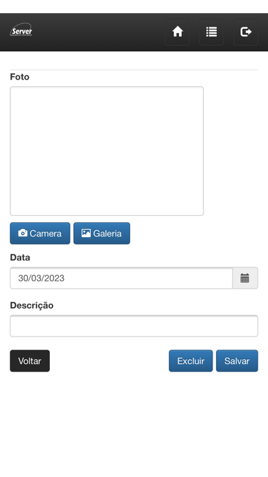 Diário Obras Server Screenshot