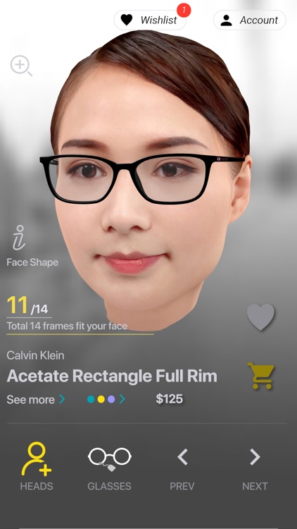 nuGlasses eyewear 3D AI Try On