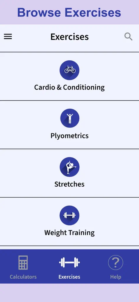 ExRx.net Workout Tools - Lifestyle App | MWM