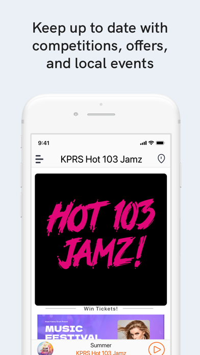 KPRS Hot 103 Jamz Screenshot
