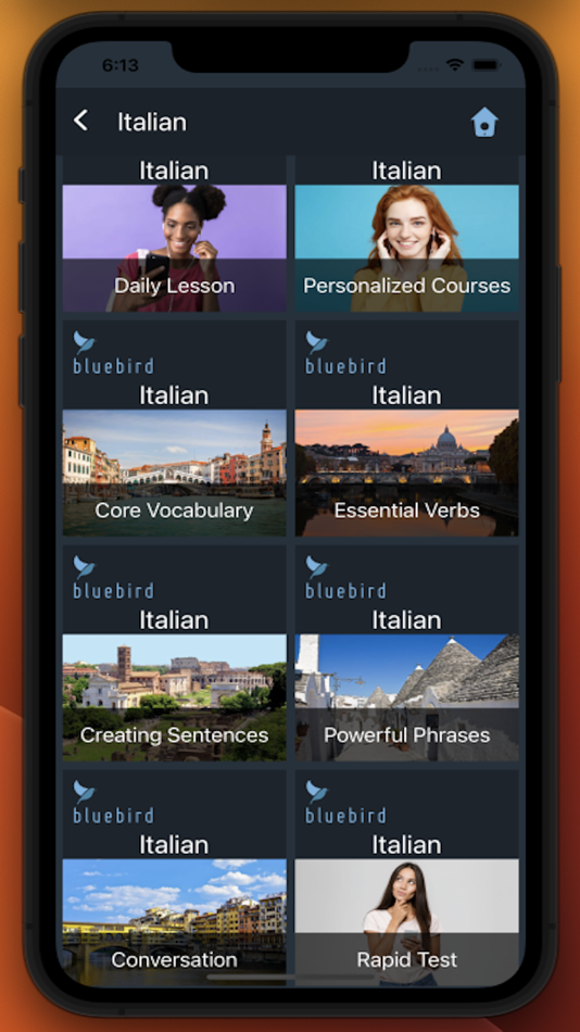 #1. Bluebird: Learn Italian (iOS) 由: Pronunciator LLC