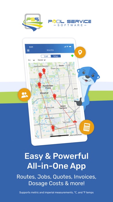 Pool Service Software Screenshot