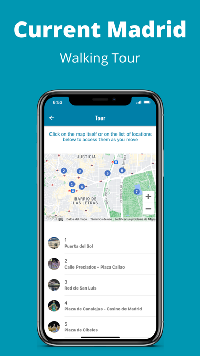 Walking Tour Madrid Actual Screenshot