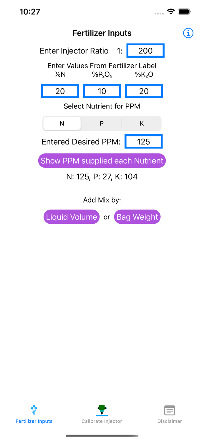 Greenhouse Fertilizer