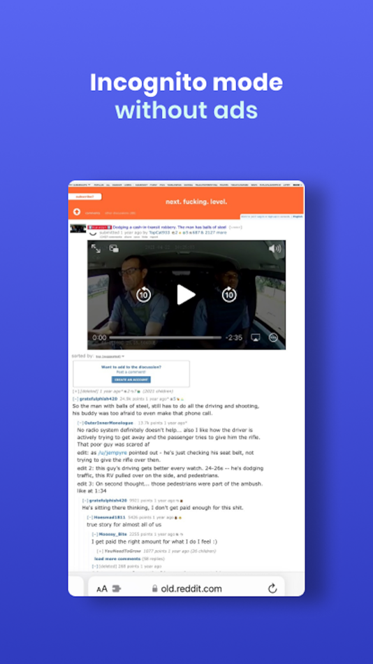 #4. r/classic for reddit (iOS) Podle: Bao Chau Do