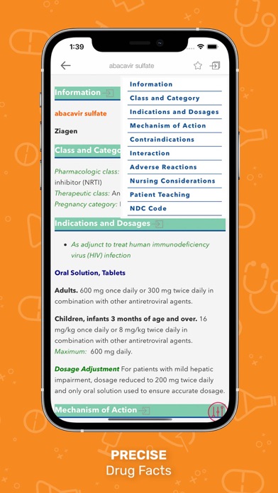 Nurse’s Drug Handbook Screenshot