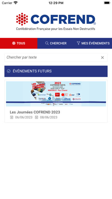 COFREND Screenshot