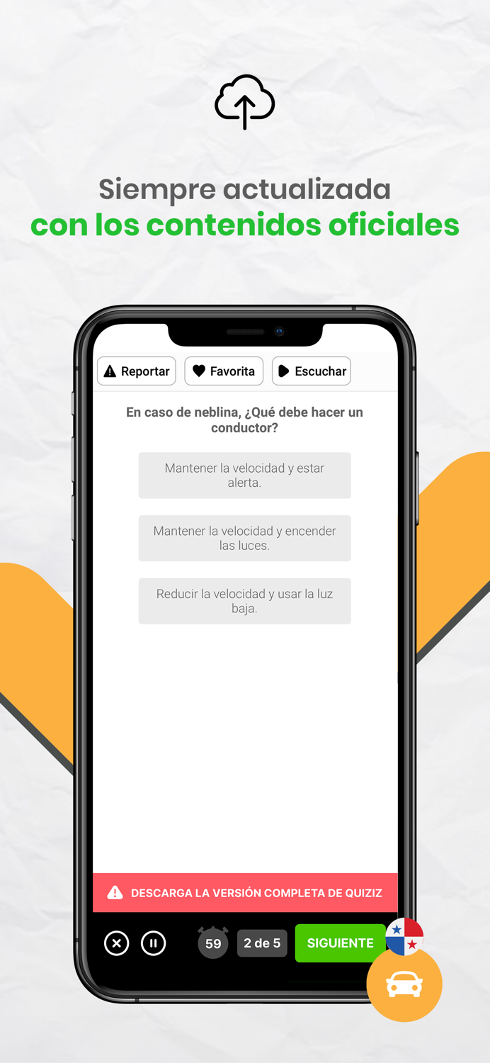 Quiziz Manejo Panamá