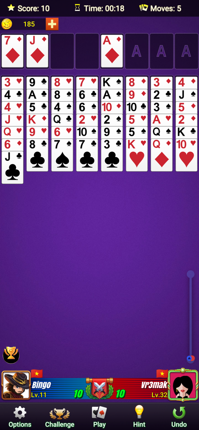 Solitaire FreeCell Plus