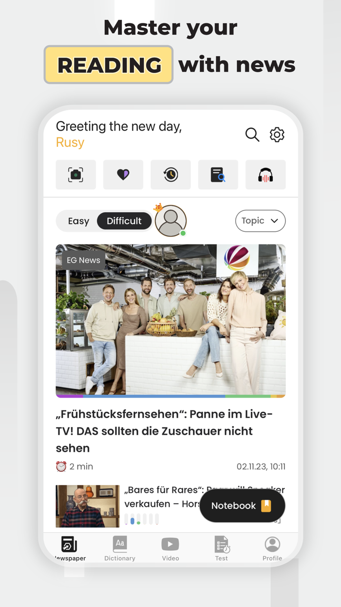 Todaii Easy German News