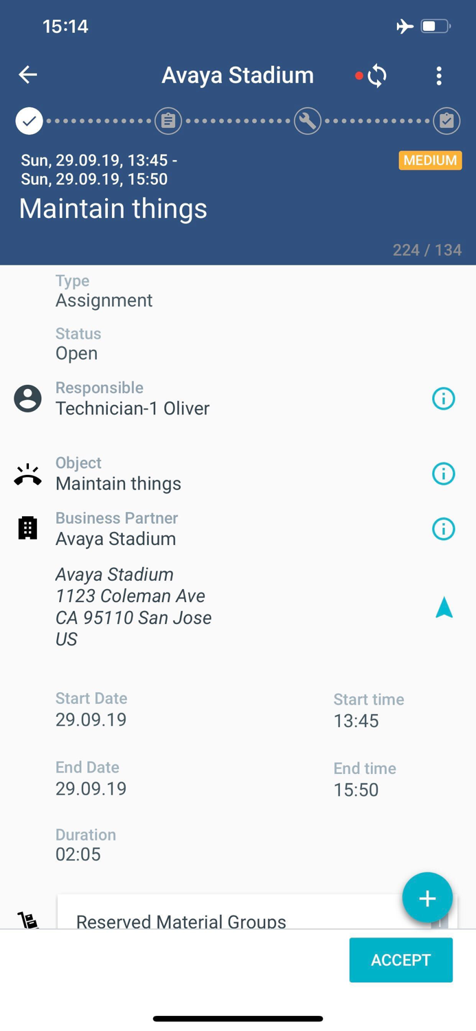 SAP Field Service Management