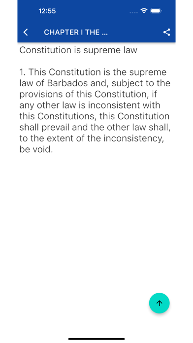 Constitution of Barbados Screenshot