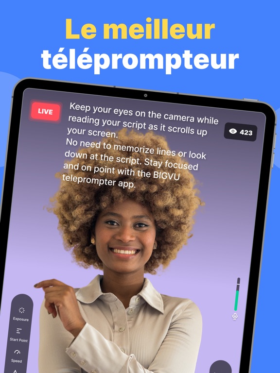 Screenshot #5 pour Prompteur Video Captions BIGVU