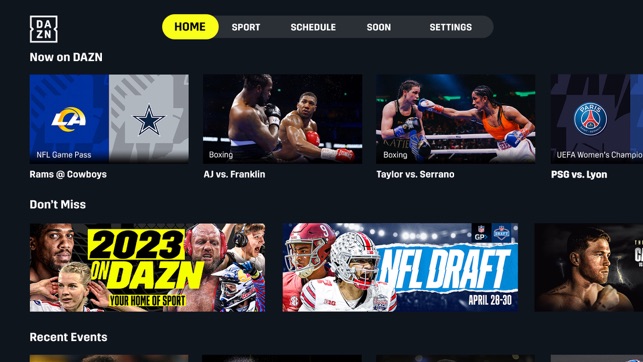 DAZN: Esportes ao vivo na App Store