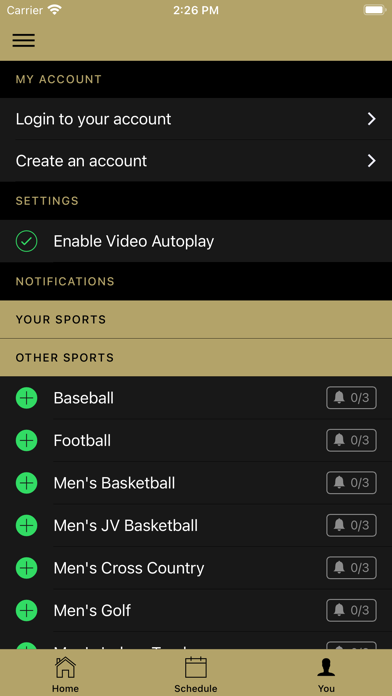 Manassas Park Athletics Screenshot