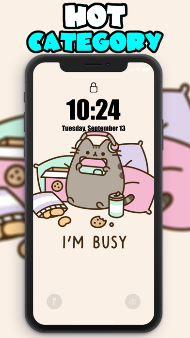 Pusheen Cat Wallpaper Screenshot