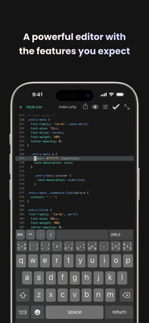 ‎Buffer Editor - Code Editor Screenshot