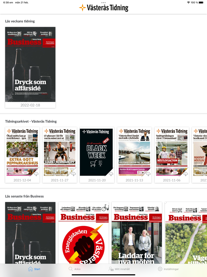 Västerås Tidning e-tidning