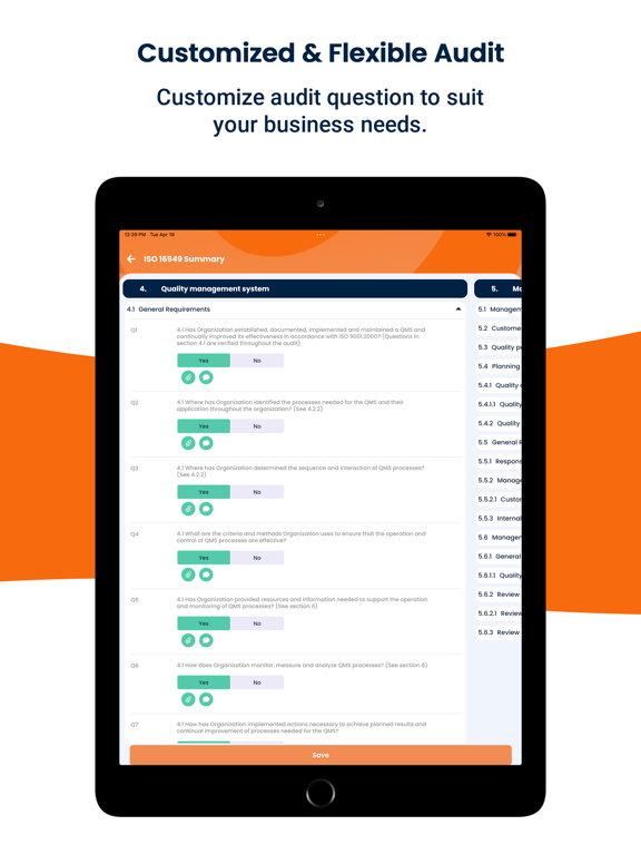 Screenshot #5 pour Nifty ISO 16949 Audit