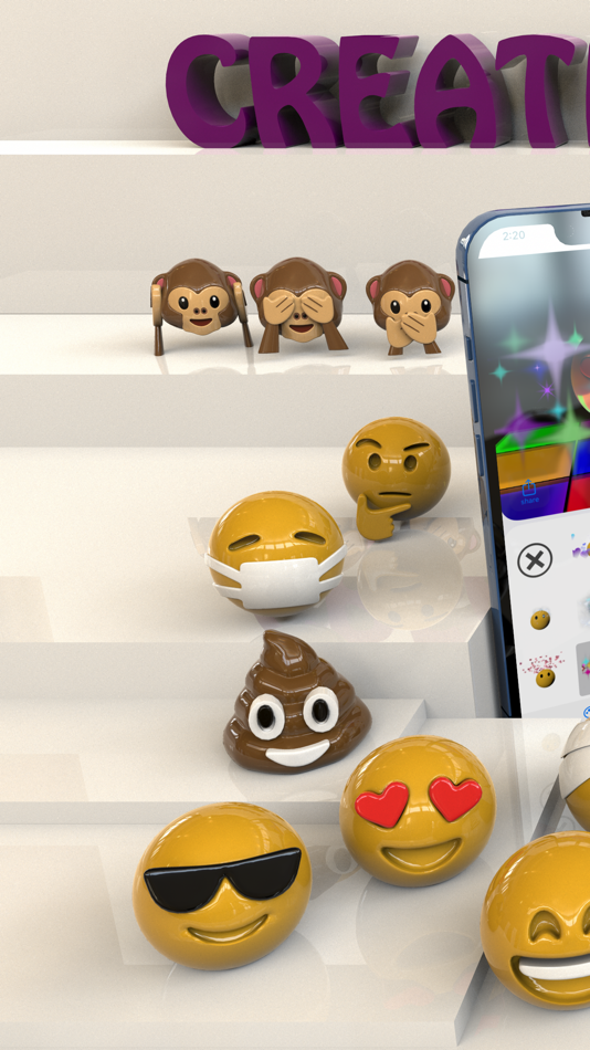 #1. Dodomoji Emoji Maker (iOS) 由: Philippe Peirano