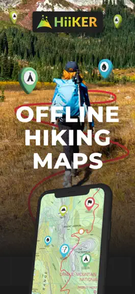 Game screenshot HiiKER: The Hiking Maps App mod apk