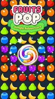 fruits pop - jungle adventure iphone screenshot 1