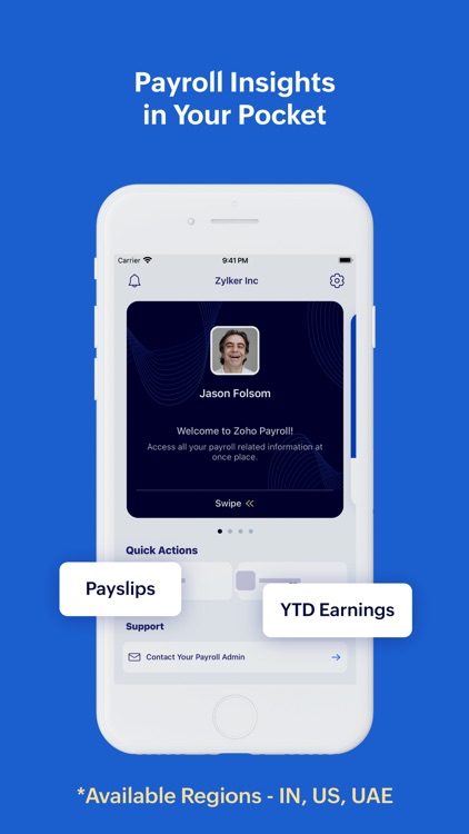 Zoho Payroll - Employee Portal