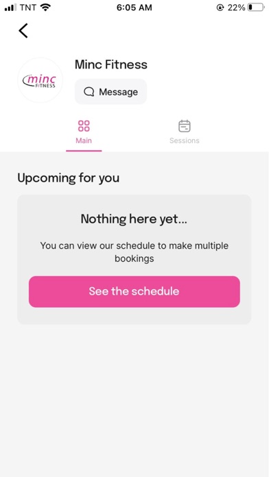 Minc Fitness Screenshot