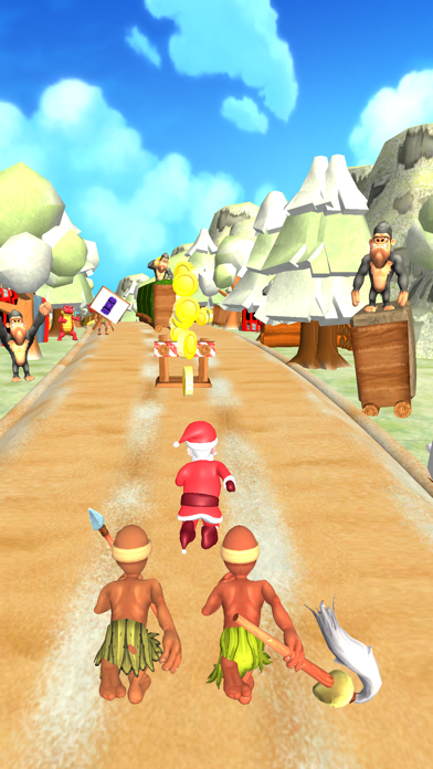 Santa Runner 3D-Christmas Game Screenshot