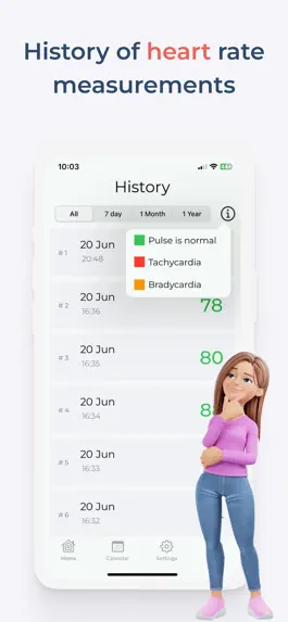 Game screenshot Calendar Girl. apk