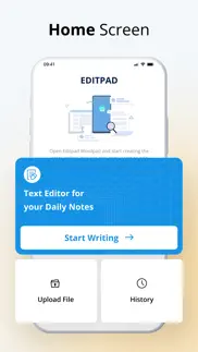 editpad - text editor iphone screenshot 2