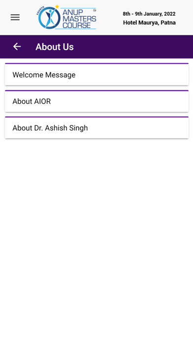 AMC 2022 - Anup Masters Course Screenshot