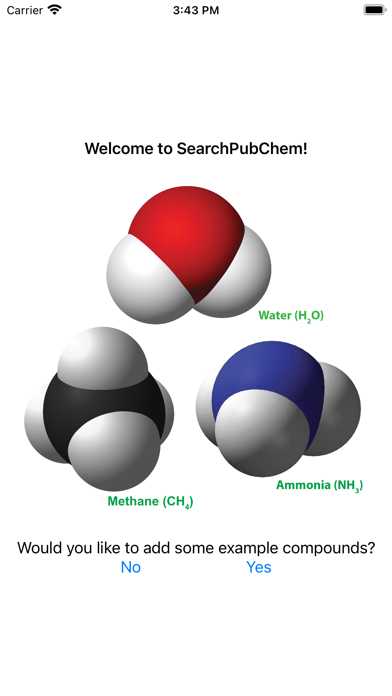 Search PubChem Screenshot