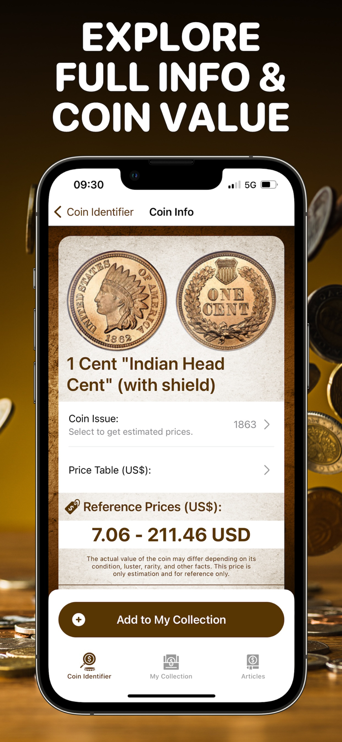 Coin Identifier and Value App