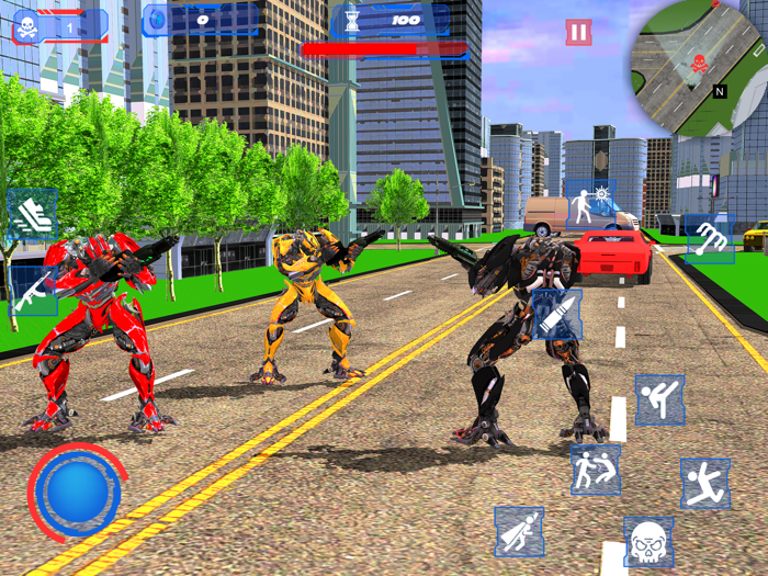 Superhero Robot City Fighter