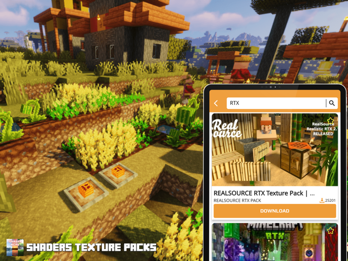 Shaders Texture Packs for MCPE