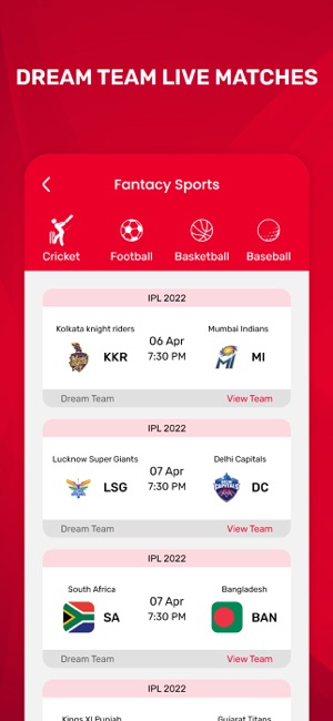 Dream11 ipl live app clearance