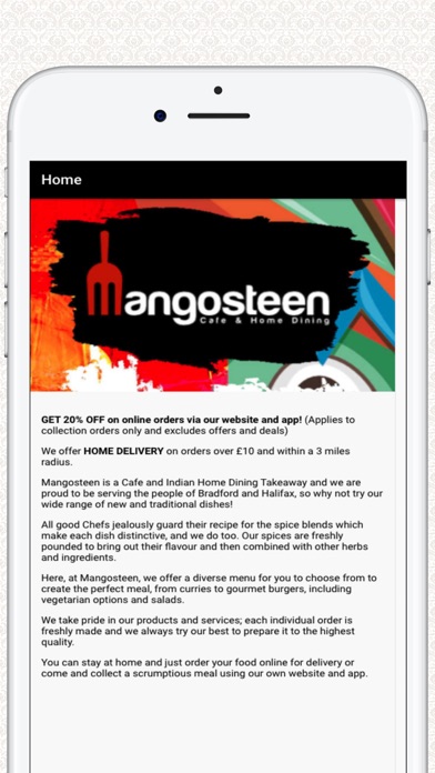 Mangosteen Home Dining Screenshot