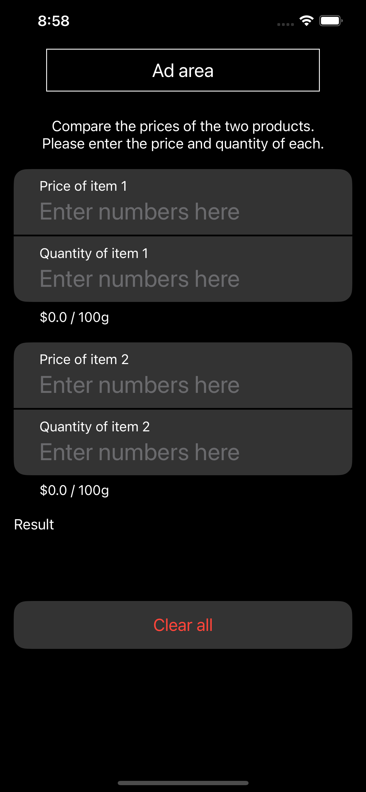 Better Deal Calculator