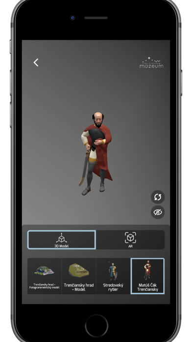 Trenčianske múzeum AR Screenshot