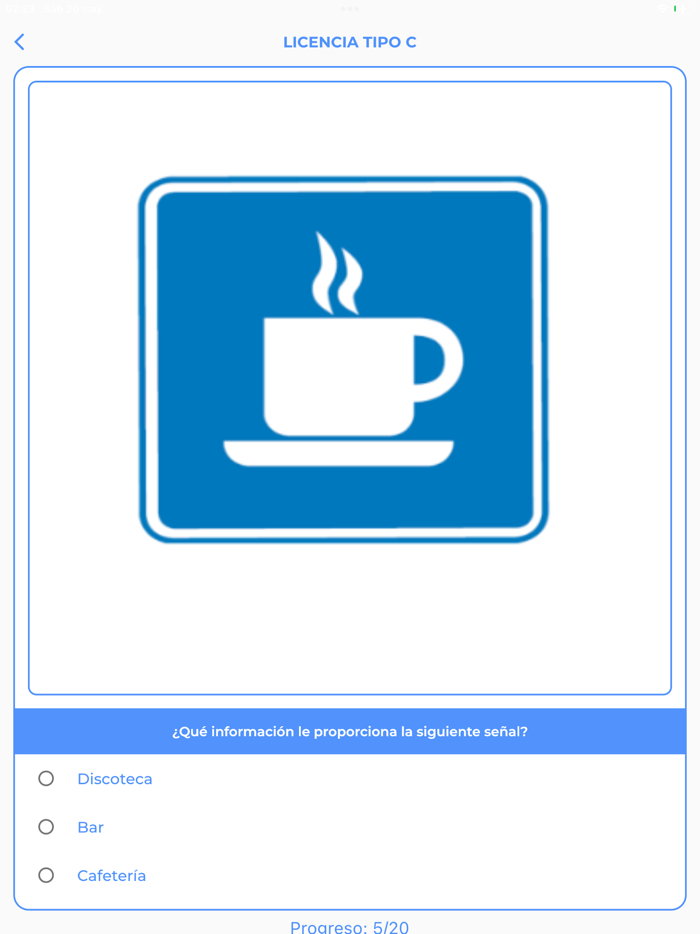 Test de Licencia de Conducción