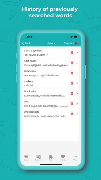 Malayalam Dictionary & Trans. Screenshot