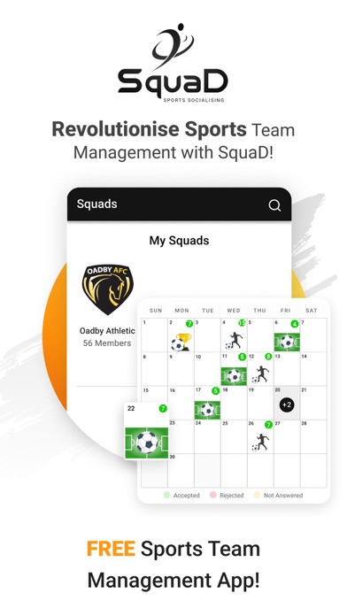 SquaD - Sports Team Management Screenshot